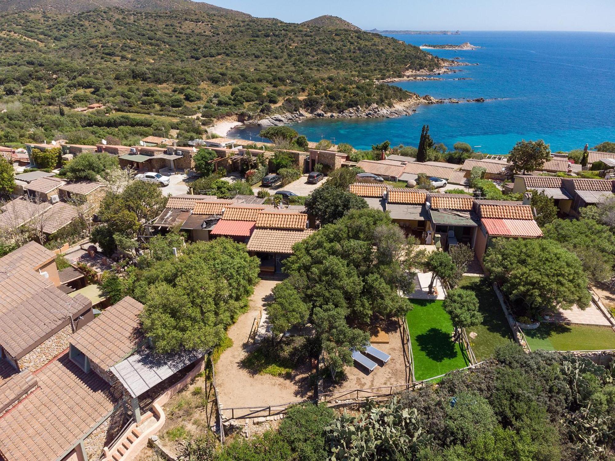 Villa Allegra Panoramica 150 Mt Dal Mare فيلاّسيمِيوس المظهر الخارجي الصورة