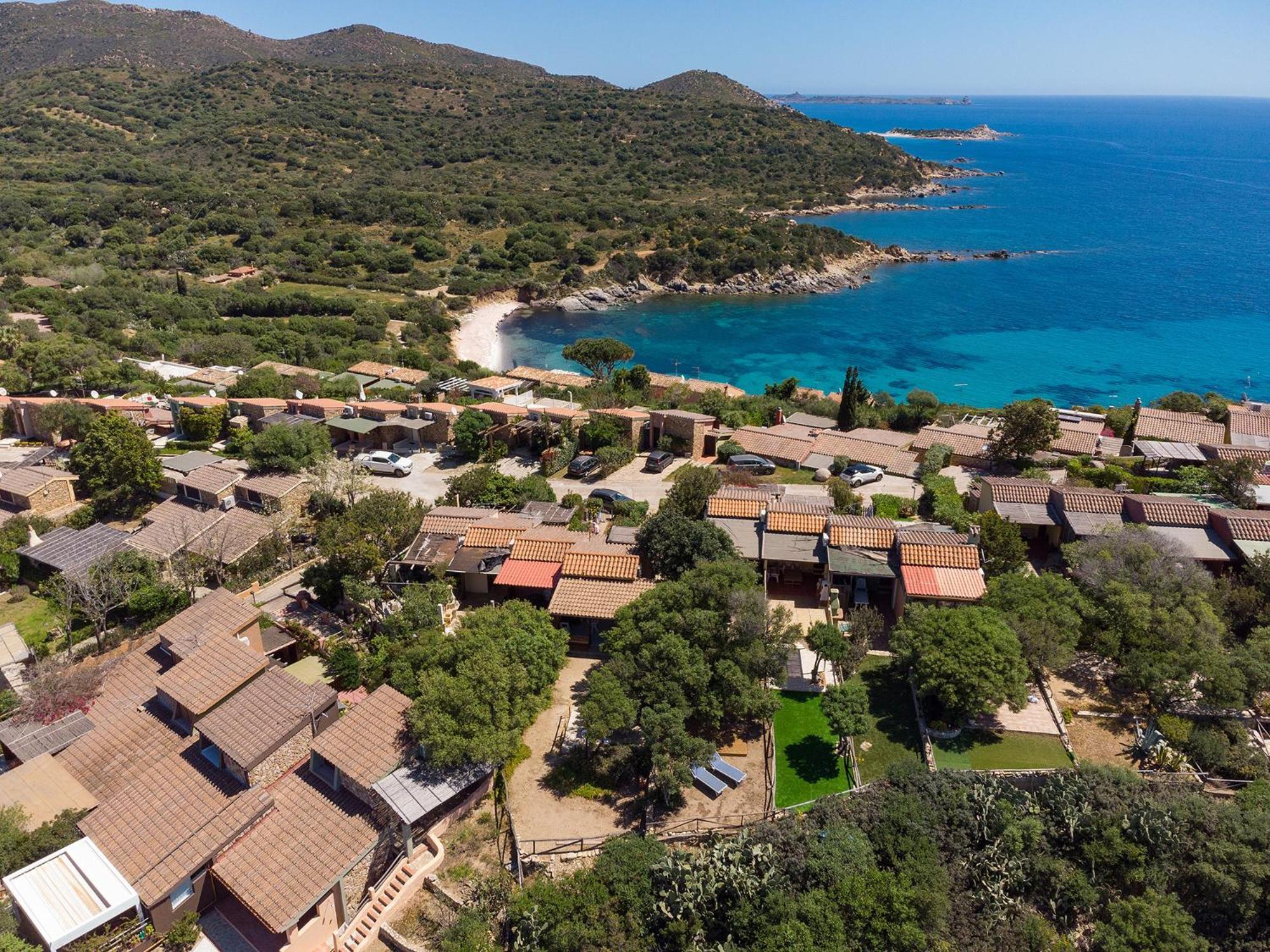 Villa Allegra Panoramica 150 Mt Dal Mare فيلاّسيمِيوس المظهر الخارجي الصورة